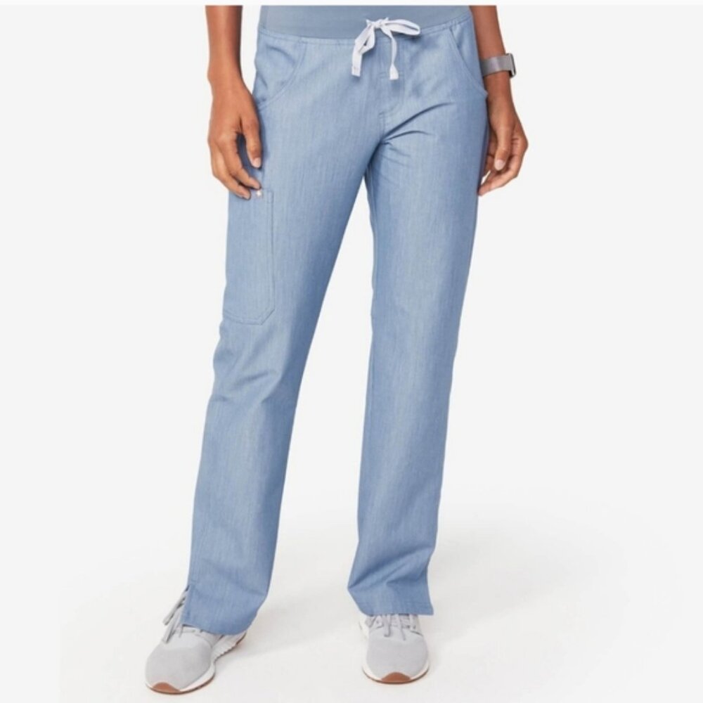 Figs Heather Indigo Figs Kade Cargo Scrub Pants XL